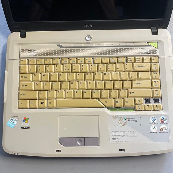 ACER Aspire 5315-2153 Intel Celeron Processor 530 Crystalbrite 15.4 PARTS ONLY - Picture 3 of 7